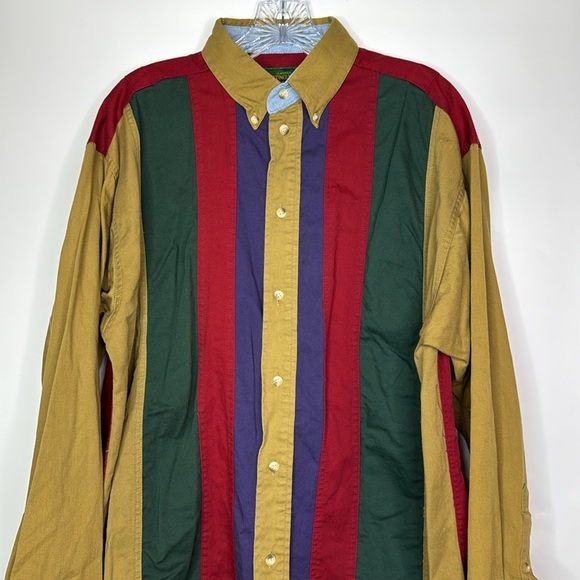 Vintage Hunt Club Long Sleeve Button Down Shirt Medium - Picture 2 of 8